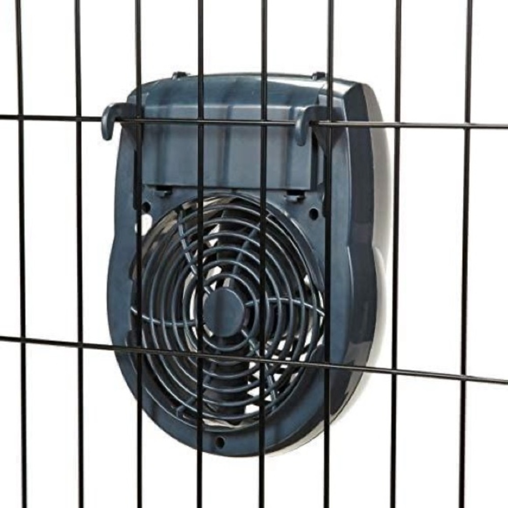 Pro Select Silver Quiet Battery Cool Pup Crate Fan - Picture 6 of 13